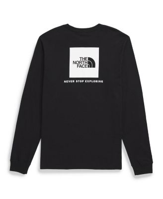 Men's Long Sleeve Box Never Stop Exploring T-shirt