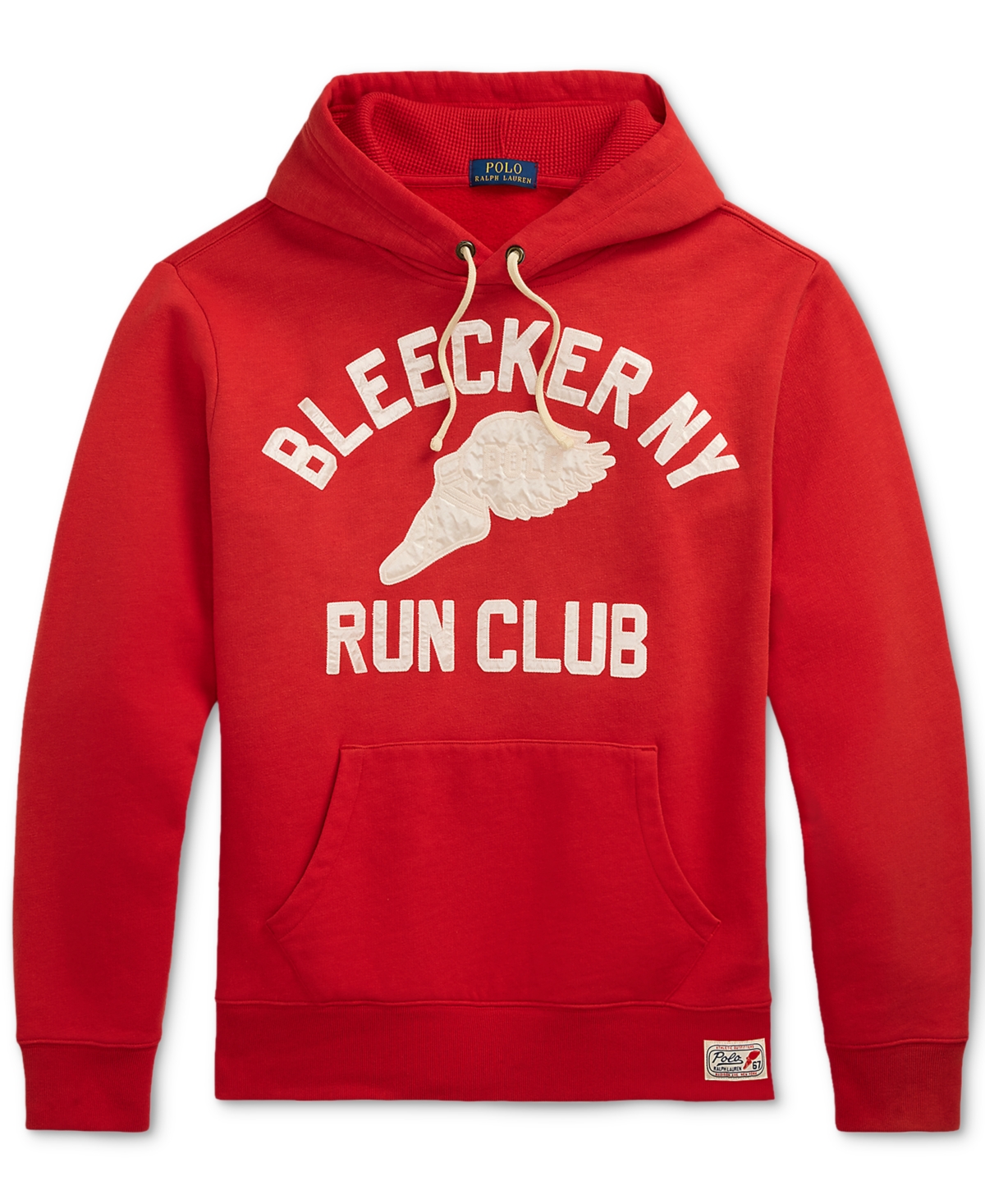Polo Ralph Lauren Slub Fleece Graphic Hoodie In Rl 2000 Red
