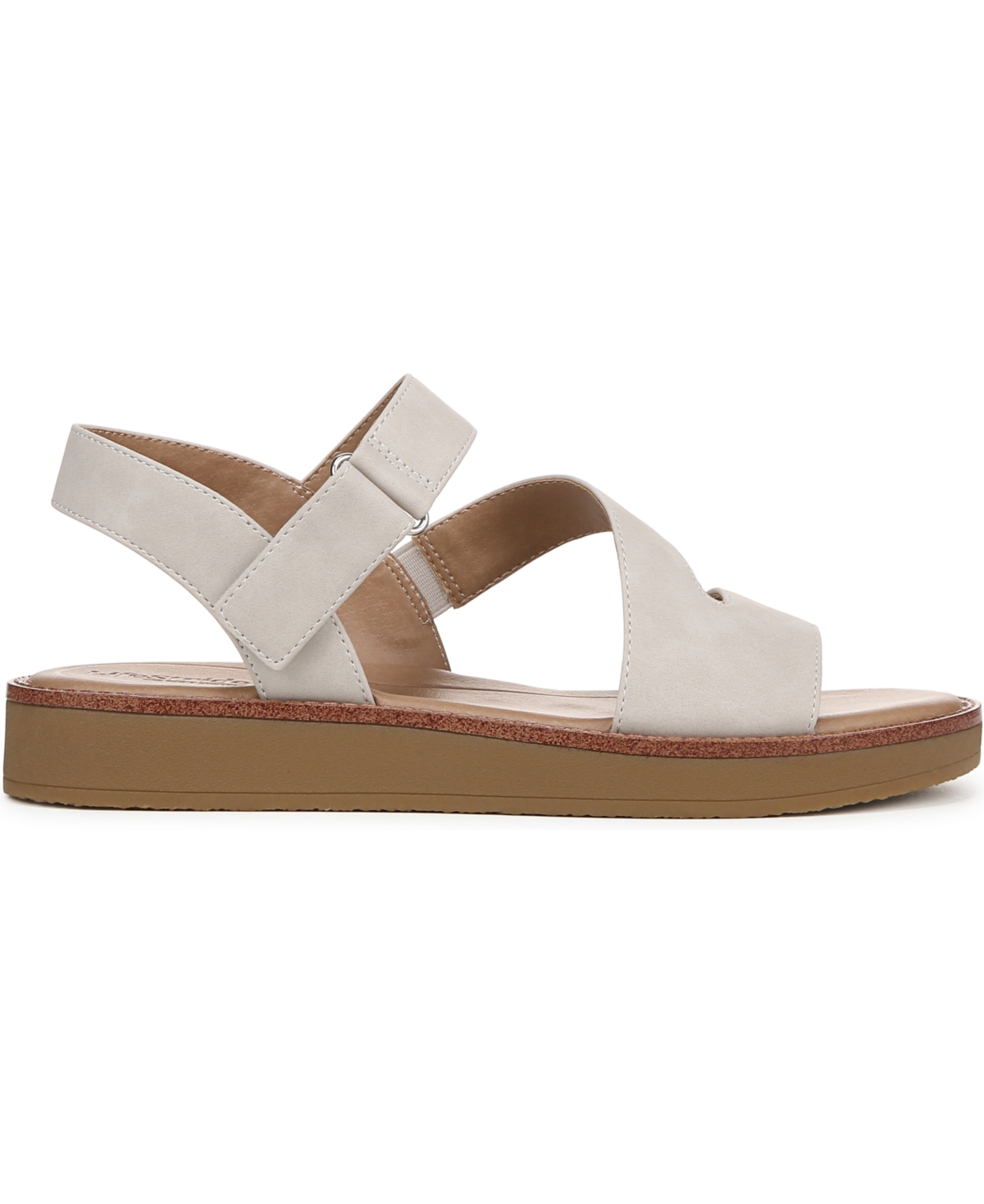LIFESTRIDE WOMEN'S WAVERLY ROUND OPEN TOE STRAPPY PLATFORM SANDALS 