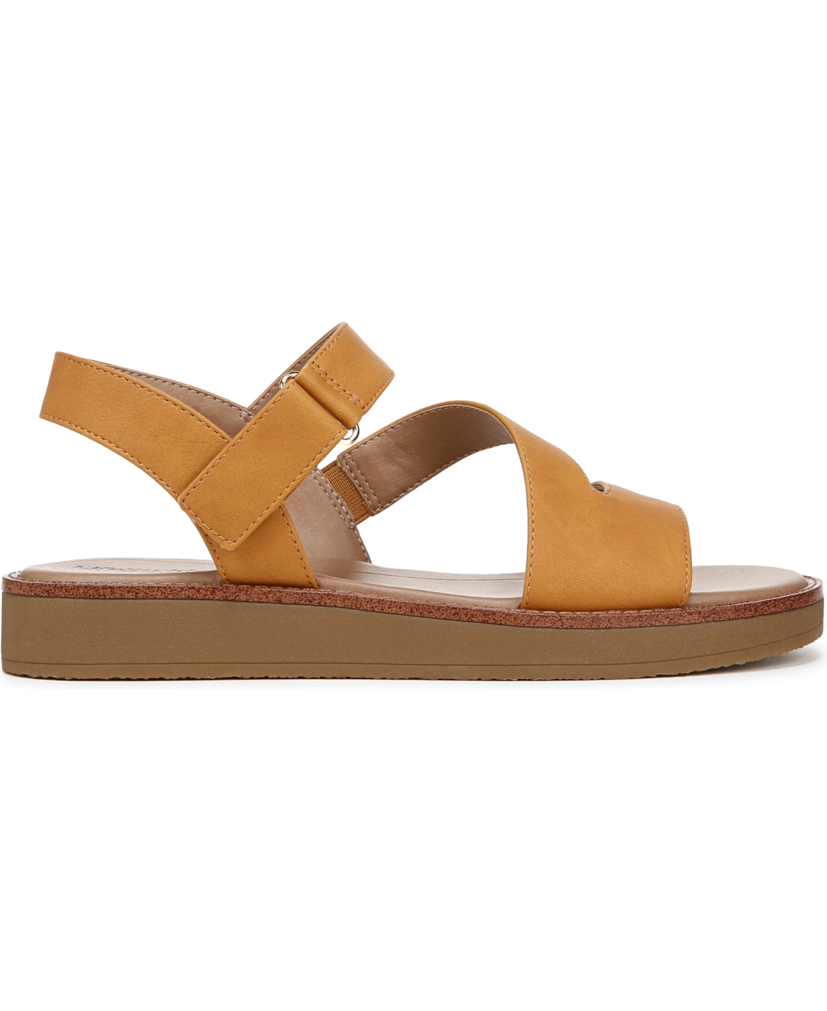 LIFESTRIDE WOMEN'S WAVERLY ROUND OPEN TOE STRAPPY PLATFORM SANDALS 