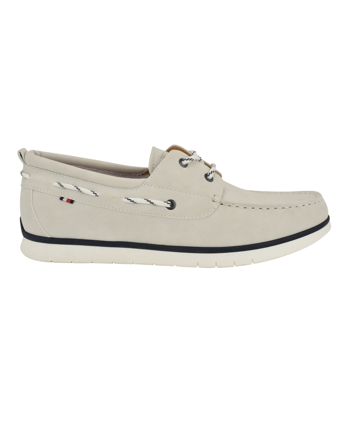 Tommy Hilfiger Men's Sator Modernized Boat Shoe In White