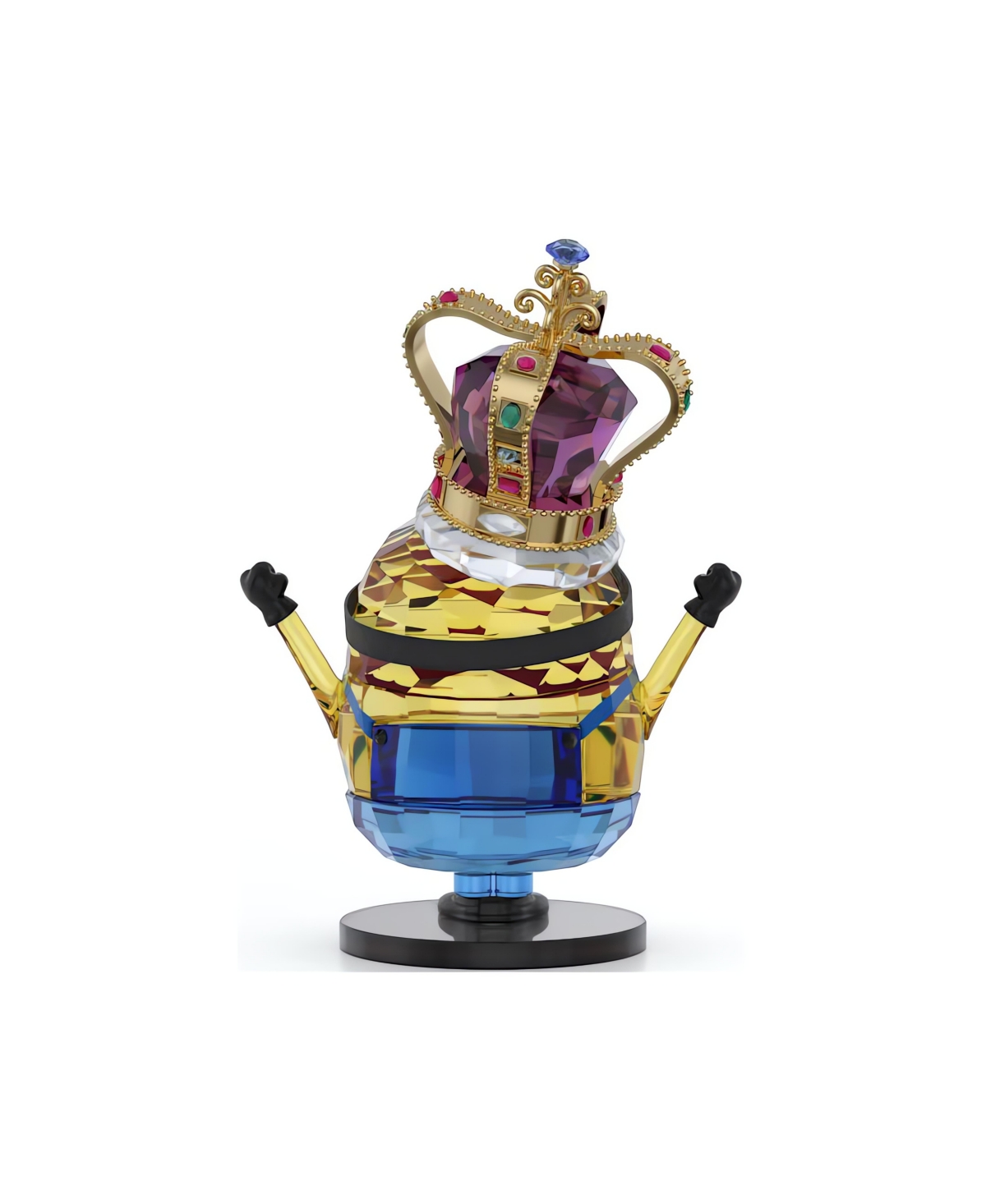 Swarovski Minions King Bob In Yellow,blue