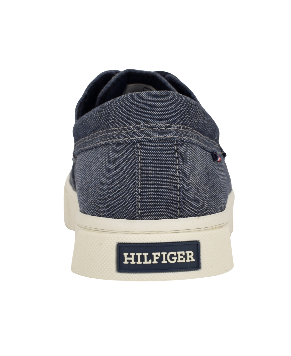 Tommy Hilfiger Men's Relenn Three Eye Boat Sneakers In Dark Blue Chambray