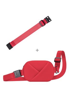 Origami Sling Belt Bag With Extender Strap