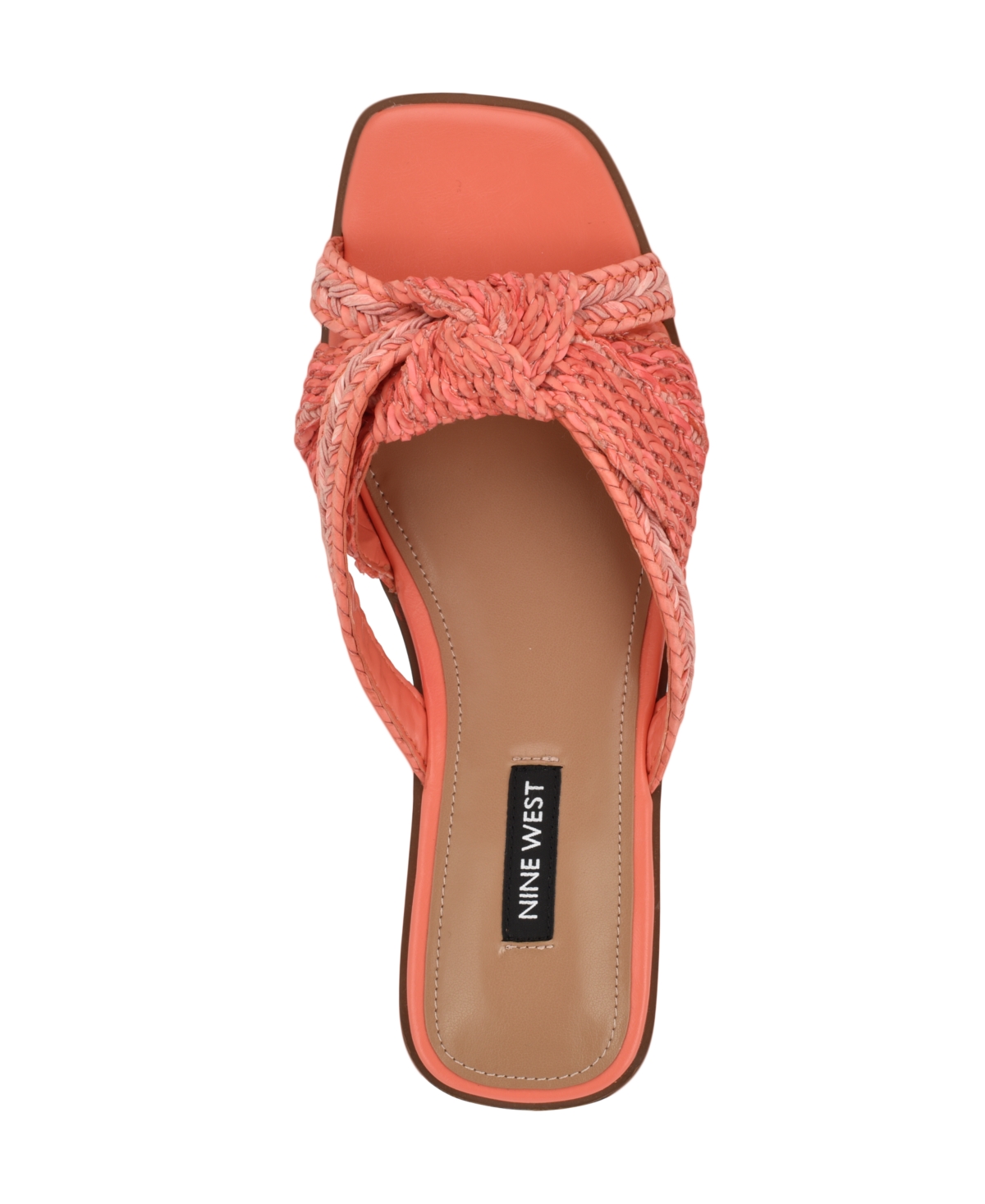 Nine West Omansa Slide Sandal In Orange