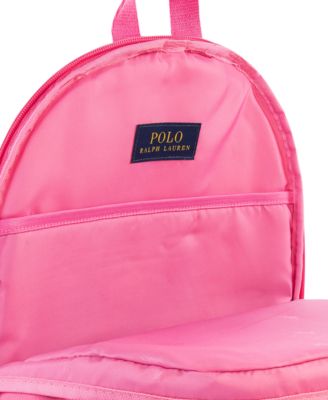 Boys' and Girls' Polo Bear Canvas Backpack