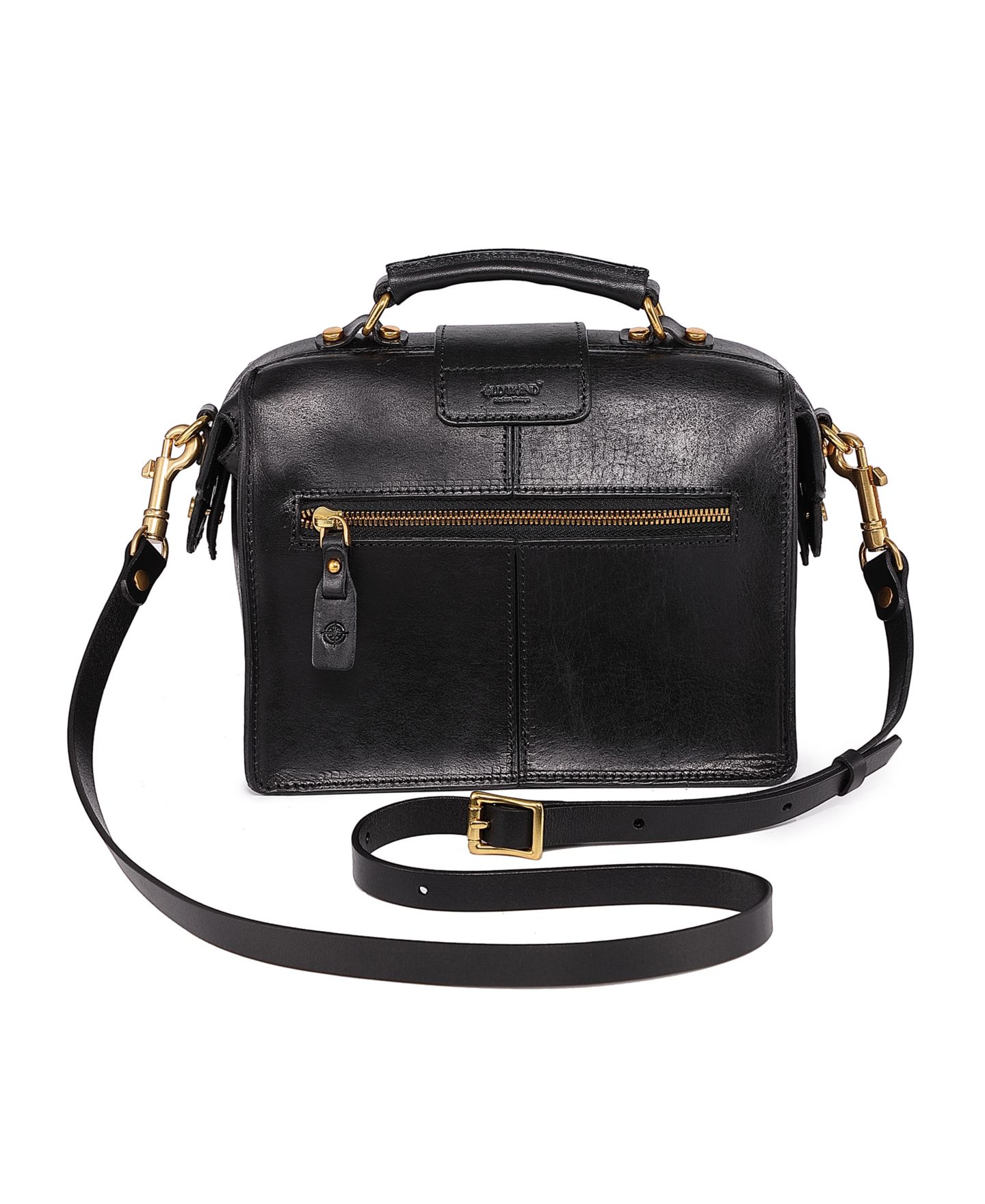 Женская сумка OLD TREND Genuine Leather Doctor Transport Satchel, цвет: Чёрный — фото 4