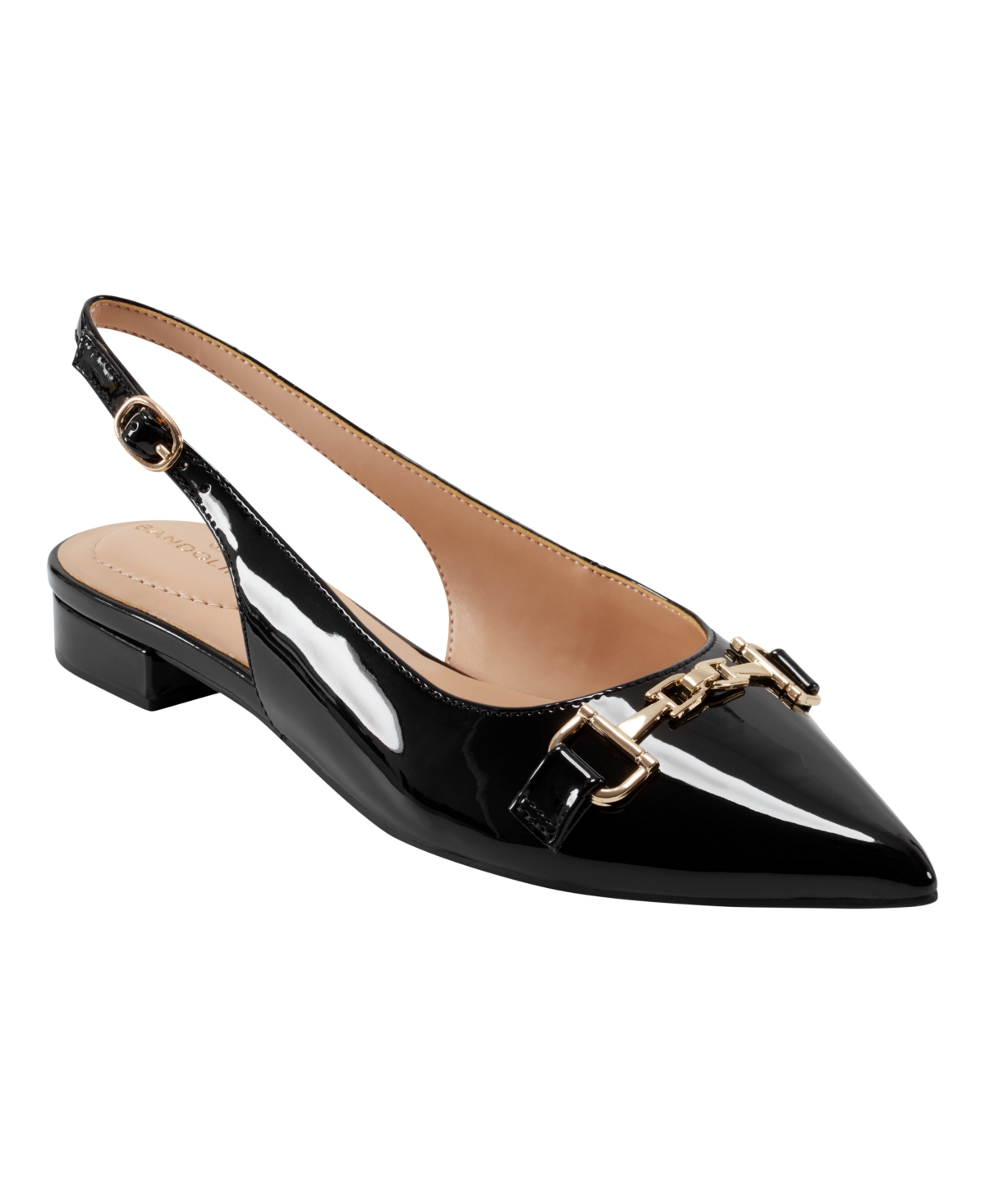 BANDOLINO WOMEN'S ALEX POINTY TOE SLINGBACK FLATS 