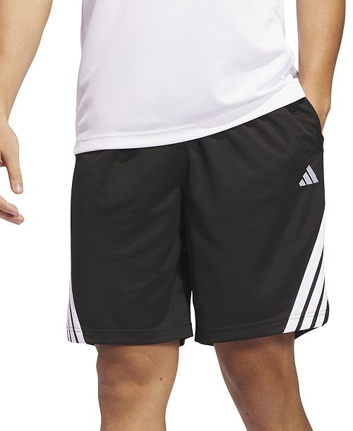 alfani adidas Men's Three-Stripes Legends Basketball Shorts 9" Men's Fashion & Accessories
