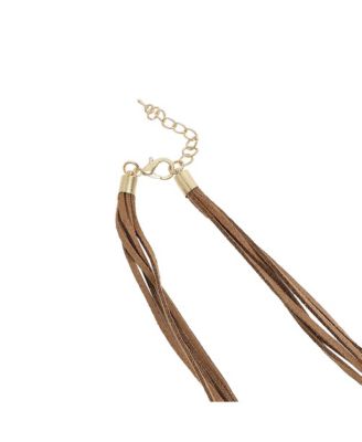 Metallic Cascade Statement Necklace