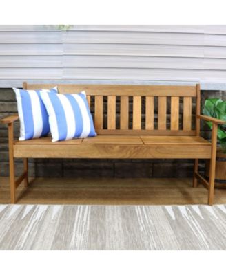 Indoor/Outdoor Weather-Resistant Polyester Lumbar Decorative Pillow with Zipper Closure - 2pk