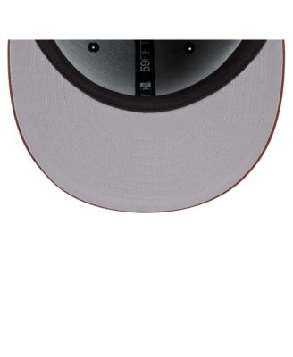 Men's Brown Chicago White Sox Vintage Herringbone 59FIFTY Fitted Hat