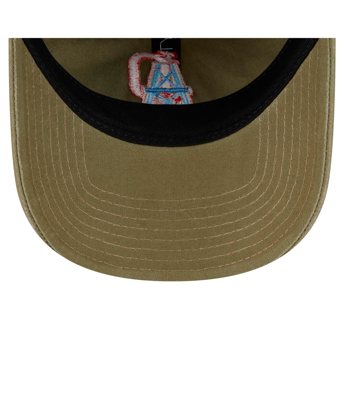 New Era Men's Olive Tennessee Titans Oilers Throwback City Originals Lifestyle 9twenty Adjustable Hat In Olive