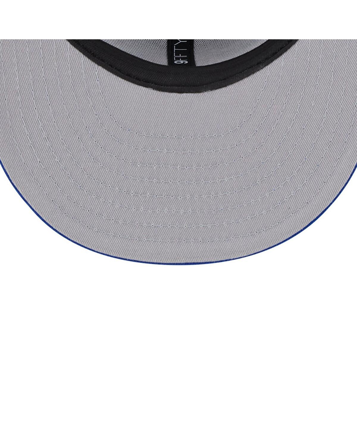 NEW ERA MEN'S GRAY DETROIT PISTONS CHENILLE BAND 9FIFTY SNAPBACK HAT 