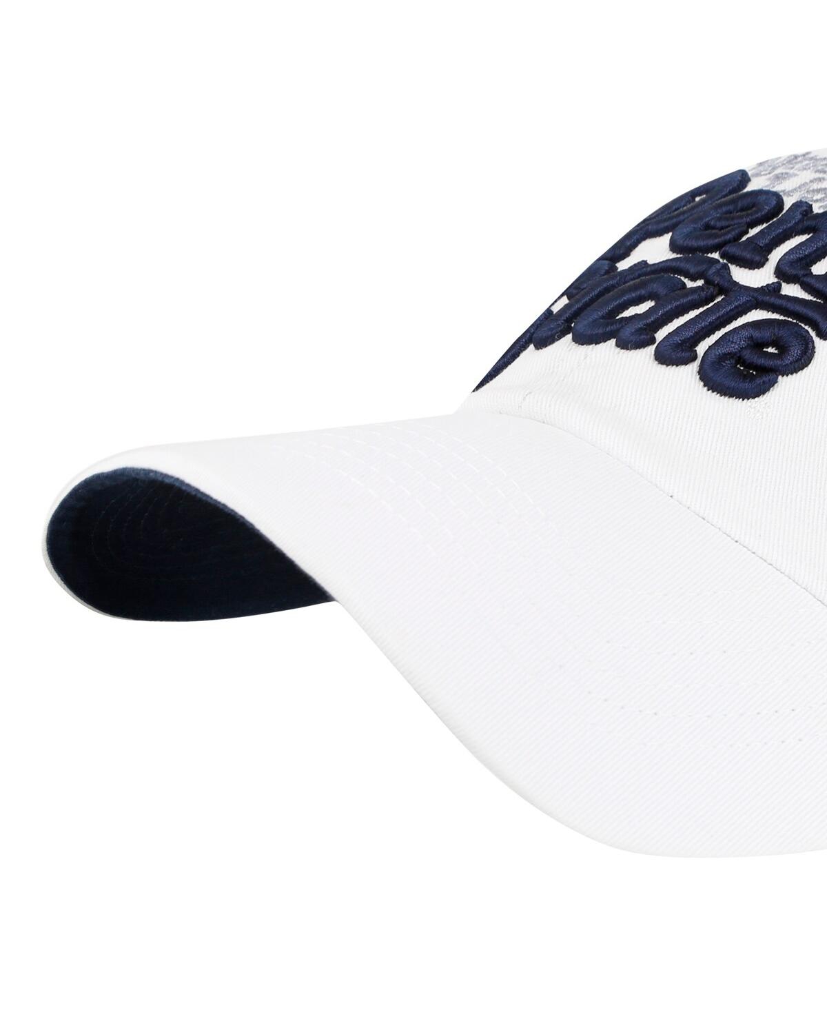 47 Brand Women's White Penn State Nittany Lions Pensacola Clean Up Adjustable Hat In White