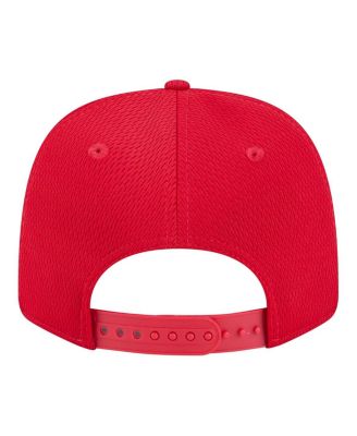 Men's Scarlet Ohio State Buckeyes Patched 9SEVENTY Stretch-Snap Adjustable Hat