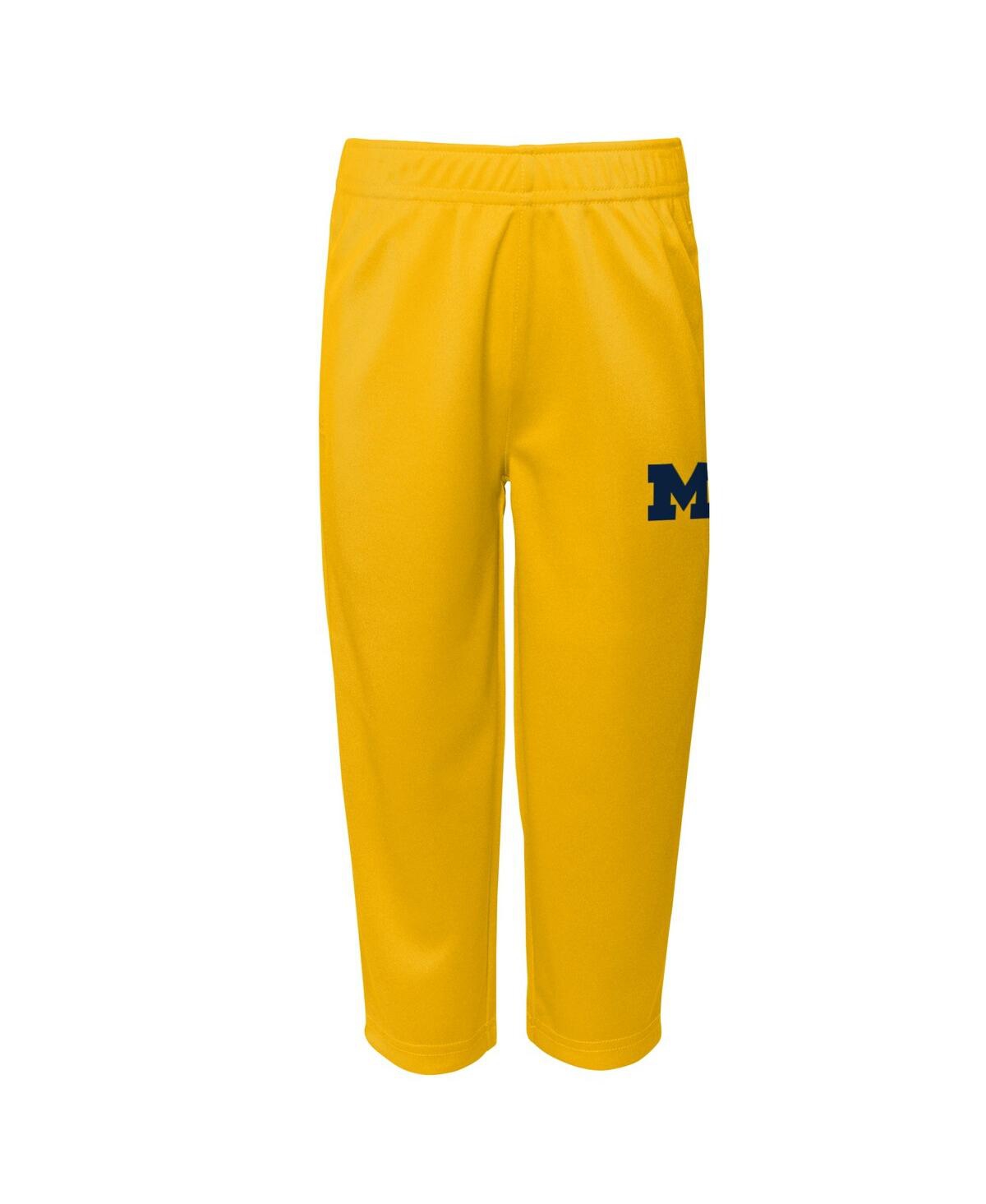 Outerstuff Preschool Navy Michigan Wolverines Two-piece Red Zone Jersey Pants Set In Navy