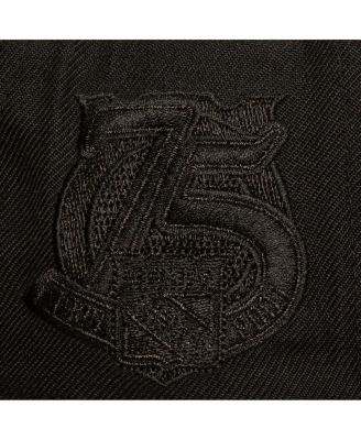 Men's Black New York Rangers Soul Strike Tonal Snapback Hat