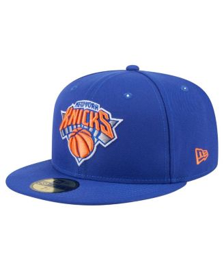 Men's Blue New York Knicks Throwback Pennant 59FIFTY Fitted Hat