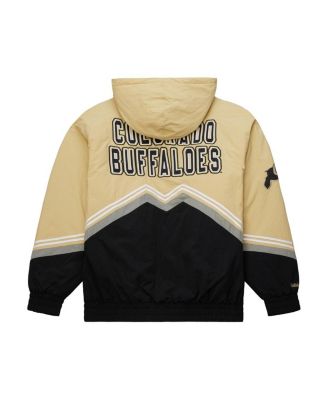 Men's Gold/Black Colorado Buffaloes Throw It Back Retro Full-Zip Windbreaker Jacket