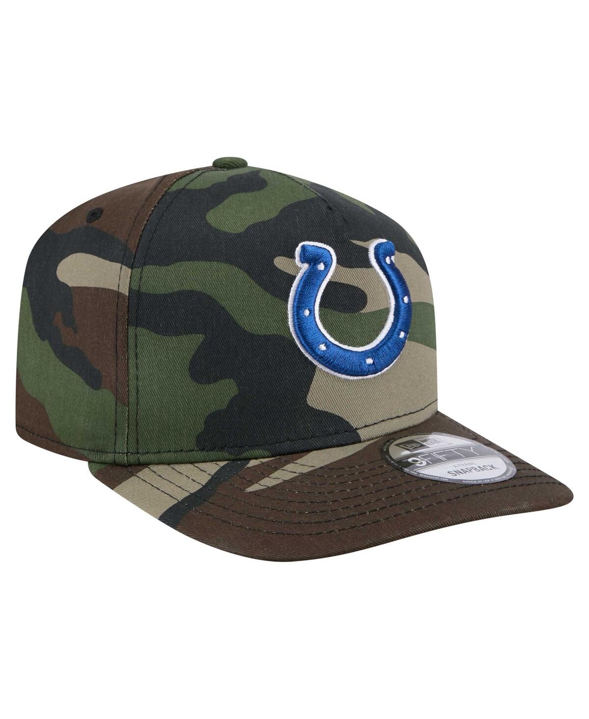 New Era Men's Camo Indianapolis Colts Woodsy 9FIFTY Snapback Hat