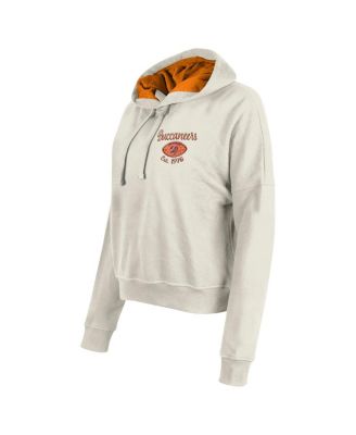 Women's Cream Tampa Bay Buccaneers 3rd Down Historic Pullover Hoodie