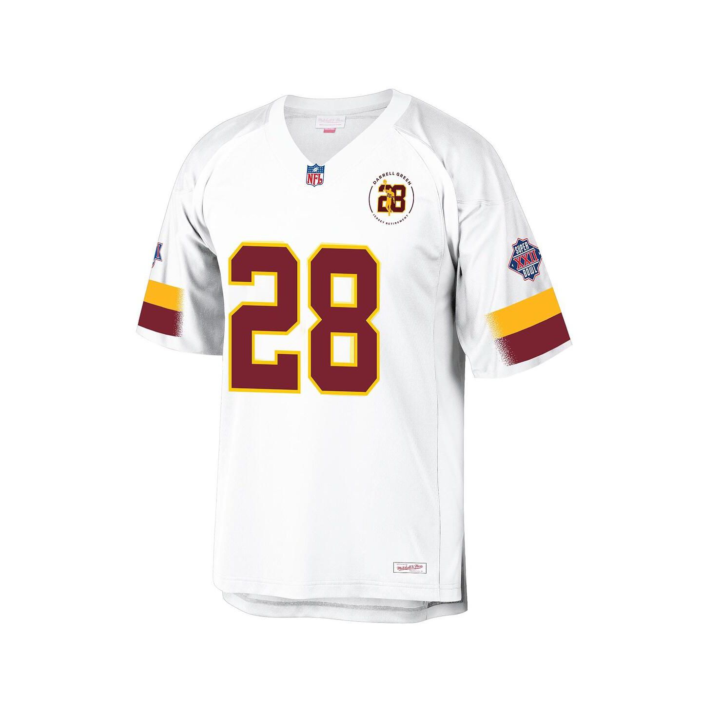 Мужской топ Mitchell & Ness White Darrell Green Washington Commanders Fashion Jersey — фото 3