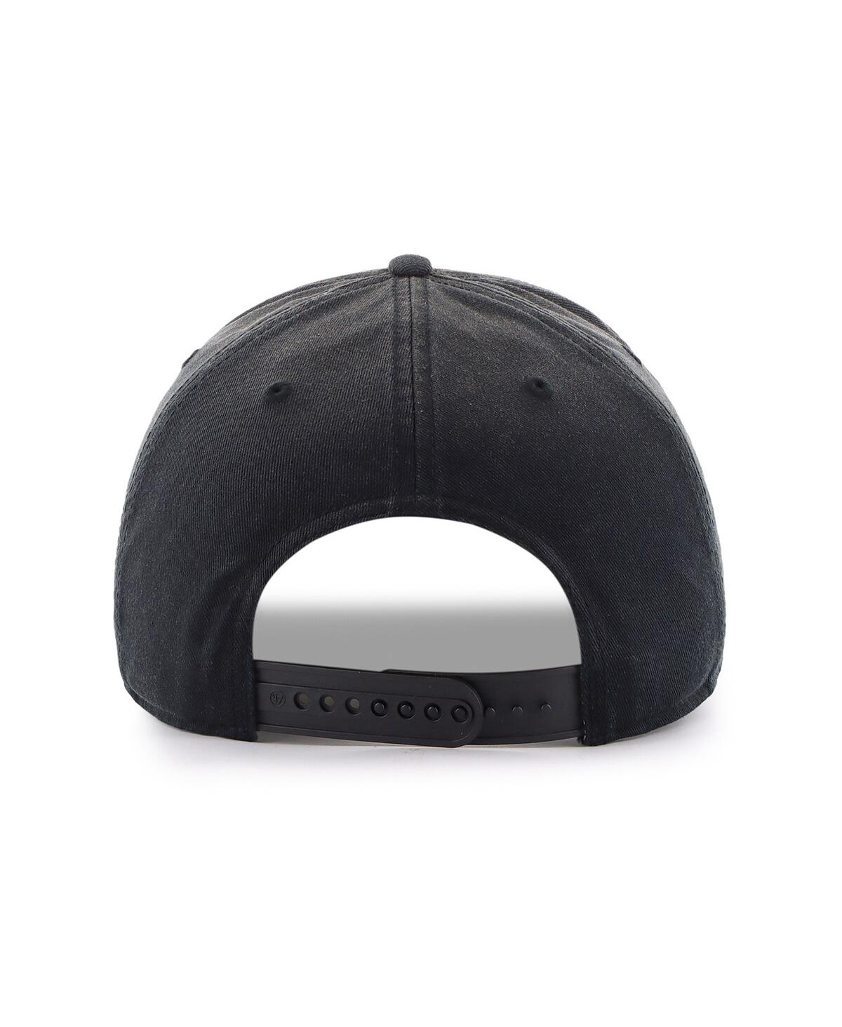 47 Brand Men's Black Miami Dolphins Dusted Laramie Unstructured Hitch Adjustable Hat In Black