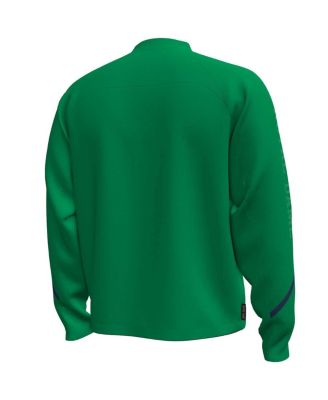 Men's Green Notre Dame Fighting Irish Unstoppable Full-Zip Bomber Jacket