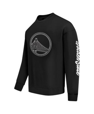 Men's Black Golden State Warriors Paint the City Drop Shoulder Sweatshirt