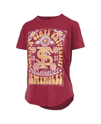 Women's Garnet Florida State Seminoles Irvine Floral Team Color&nbsp;T-Shirt