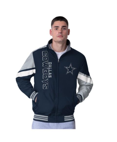 Мужская куртка G-III Sports by Carl Banks Navy Dallas Cowboys Strong Arm Reversible Full-Zip