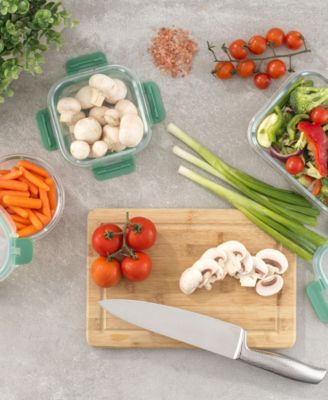 24-piece Fluted Food Storage Container Set with Lids