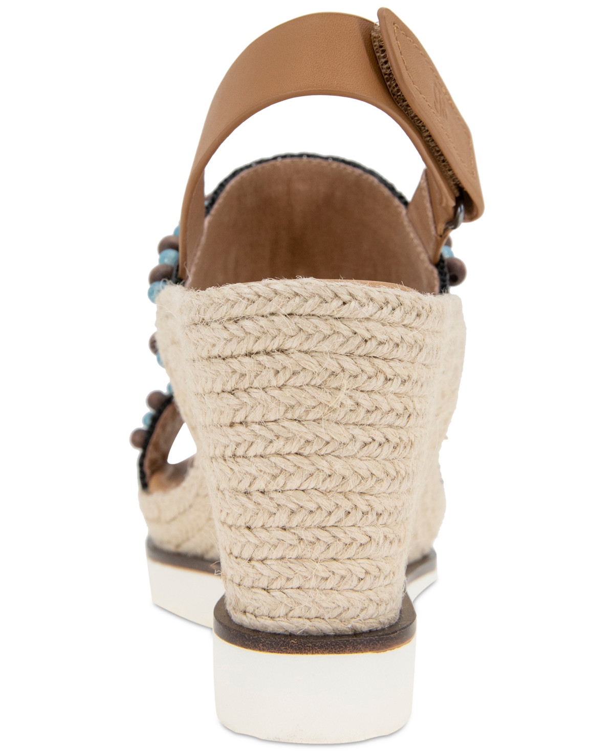 GENTLE SOULS WOMEN'S EVORA BEADED WEDGE SANDALS 