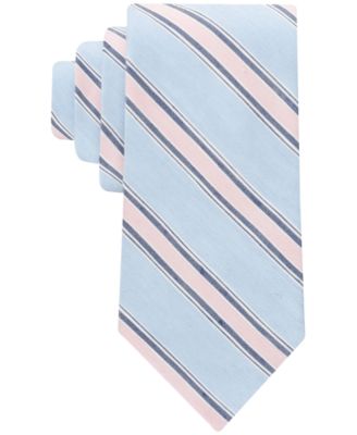 Tommy Hilfiger - Men's Alameda Linen Stripe Tie