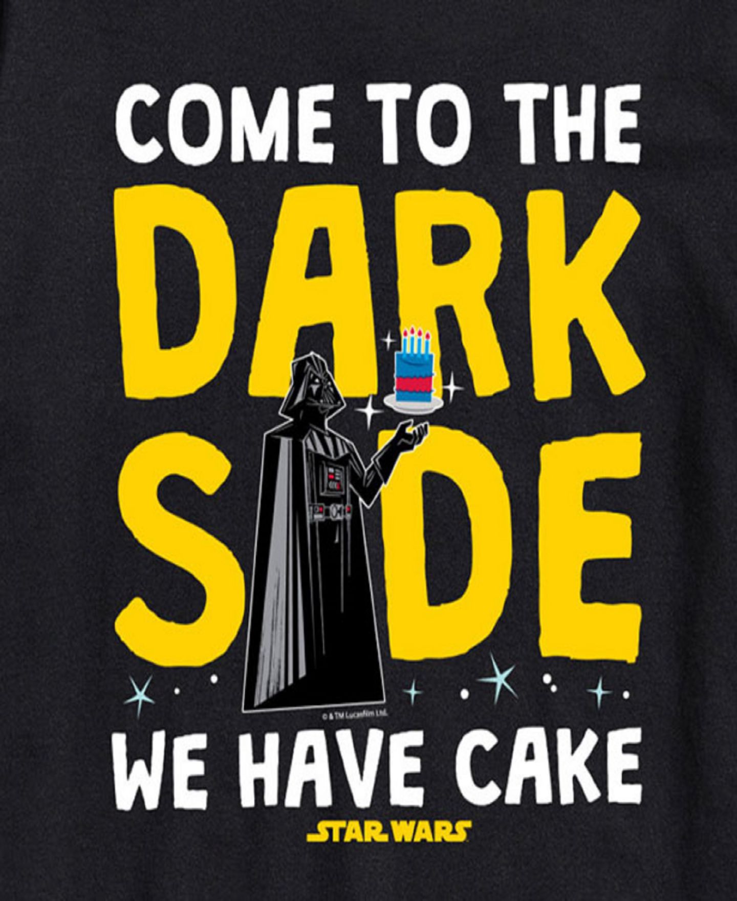 Мужская футболка AIRWAVES Star Wars Birthday Short Sleeve, цвет: Чёрный — фото 3
