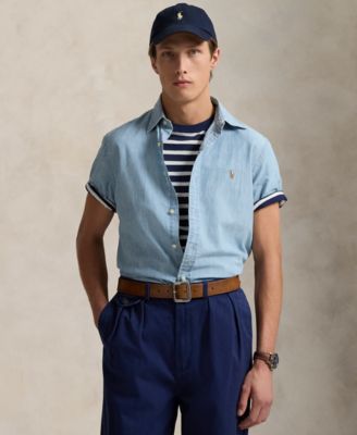 Men's Classic-Fit Chambray Shirt