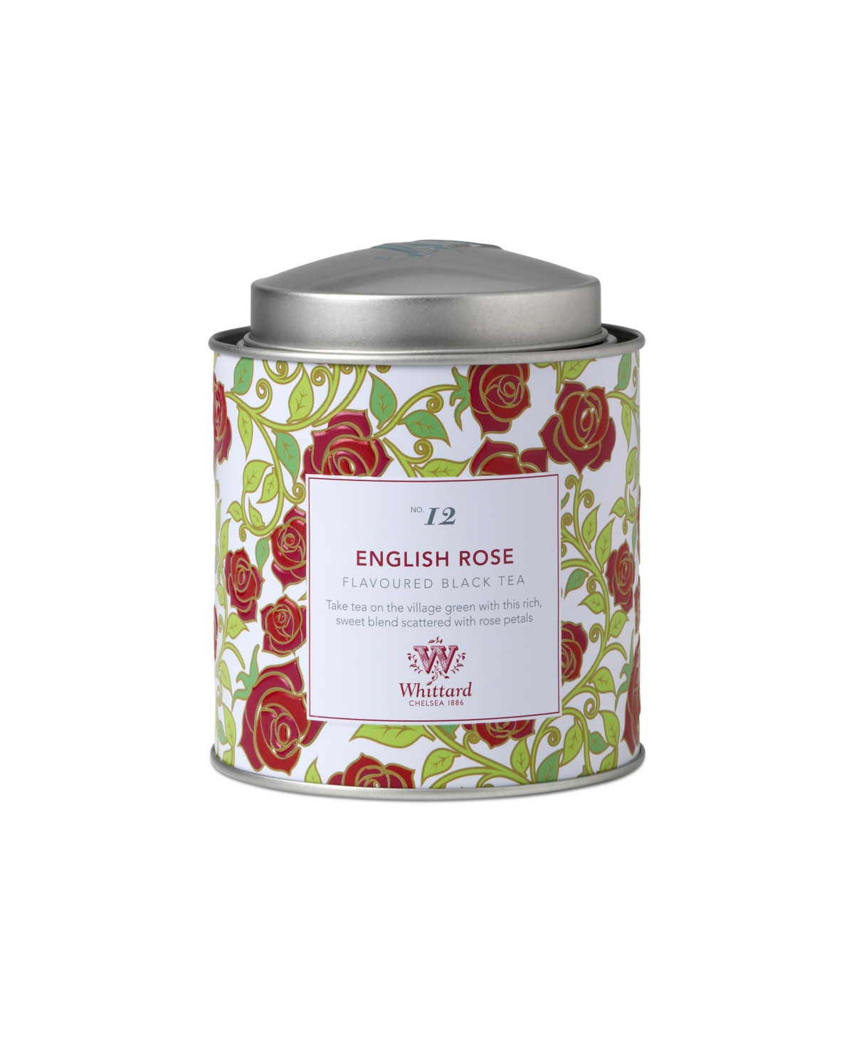 WHITTARD OF CHELSEA ENGLISH ROSE TEA, 4 PIECE 