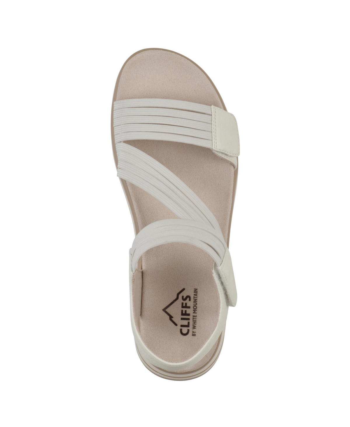 Cliffs By White Mountain Hapford Sandal In White Nubuck