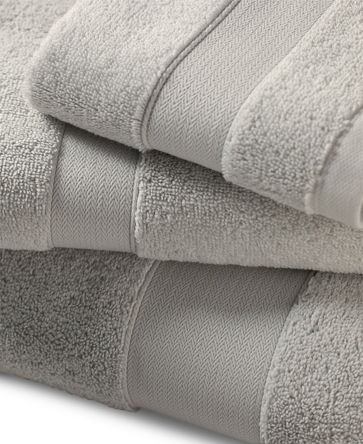 Ralph Lauren Watson Cotton Hand Towel, 16" X 30" In True Pale Grey