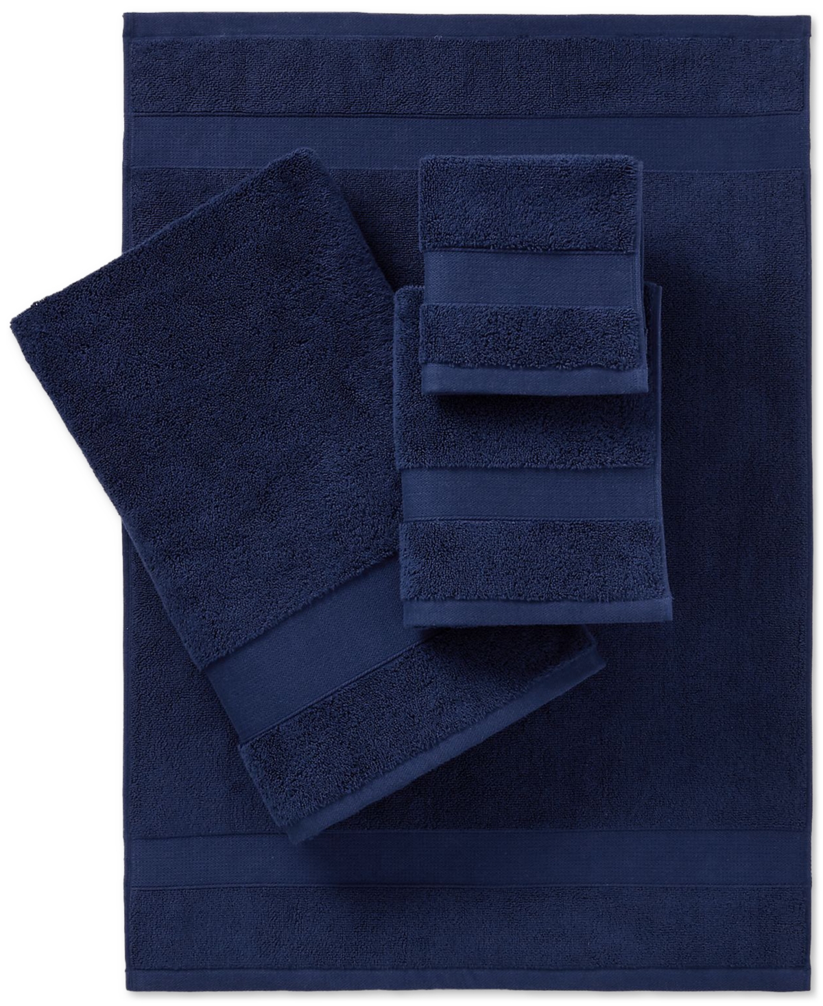 Ralph Lauren Watson Cotton Bath Sheet, 35" X 66" In Navy