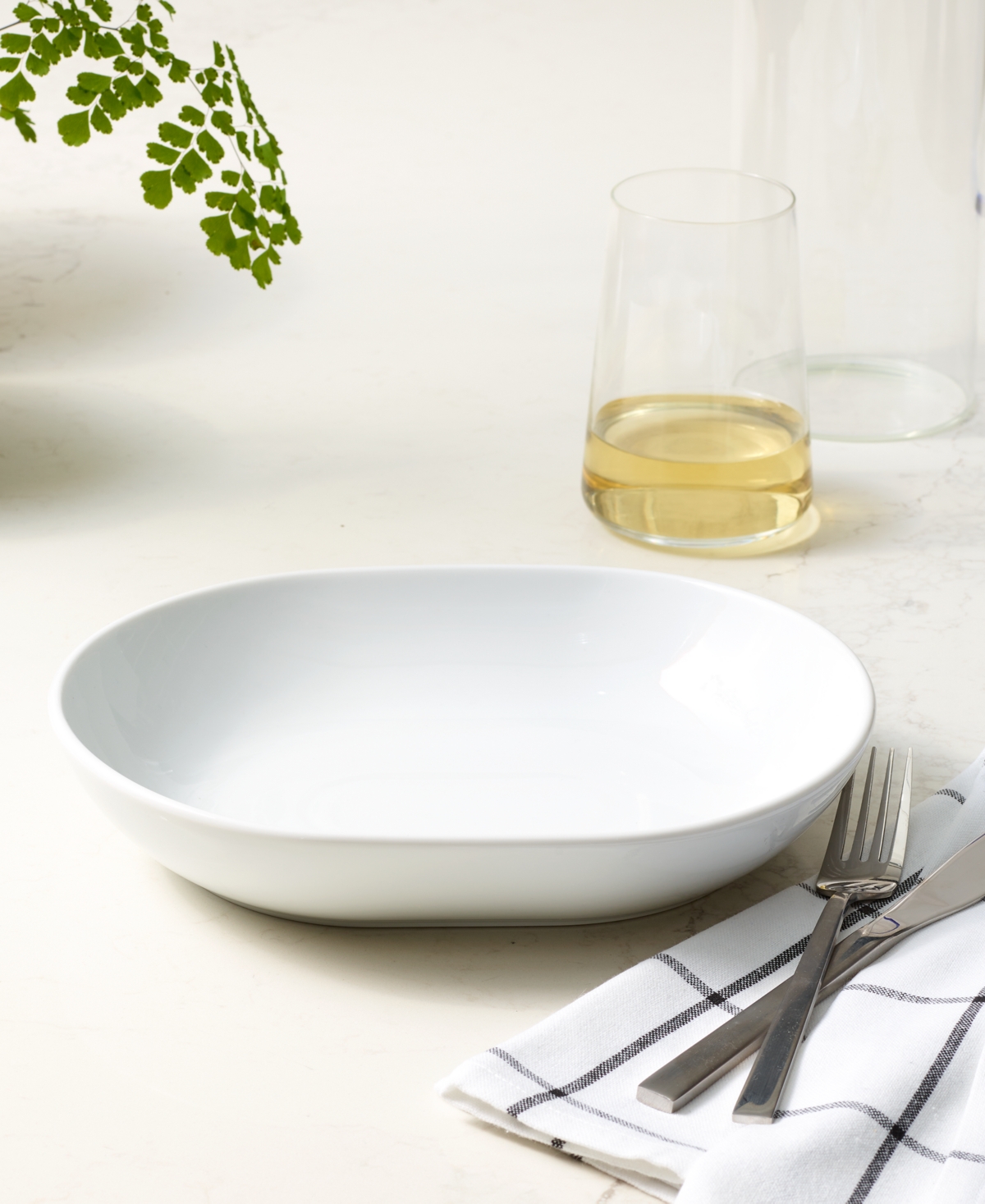 The Cellar James Low Dinner Bowl, Exclusively At Macy's In White