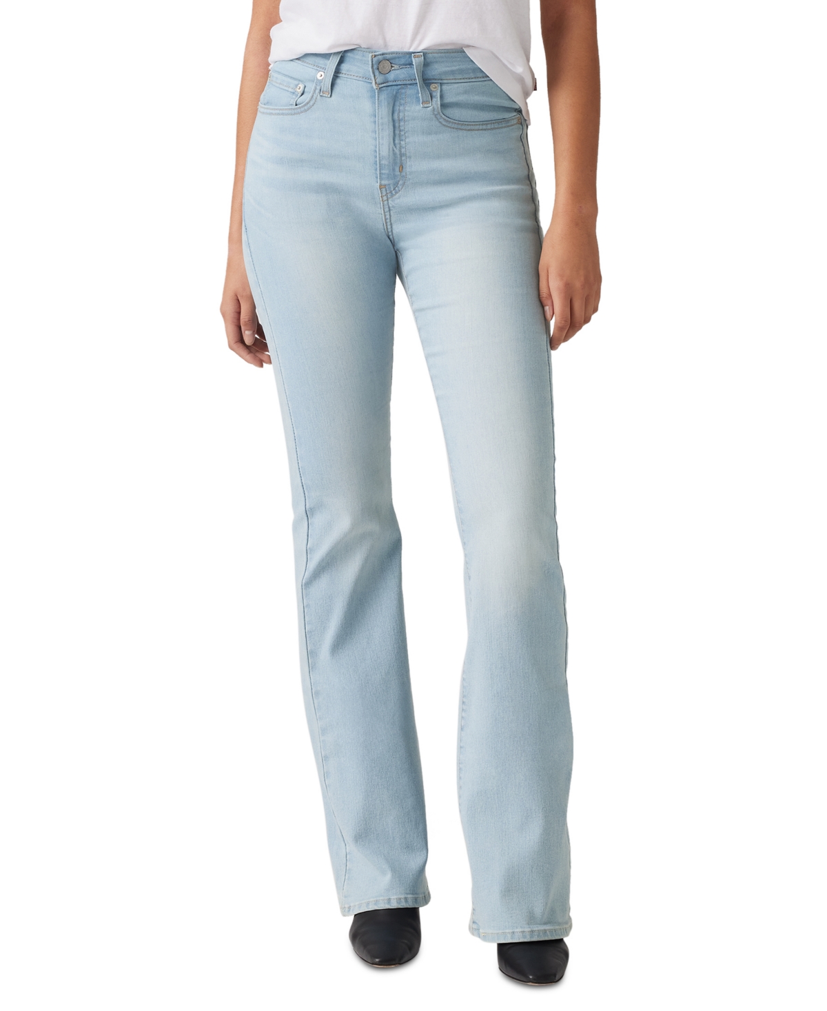 Levi's Women's 726 High Rise Slim Fit Flare Jeans In Eternal Indigo Light