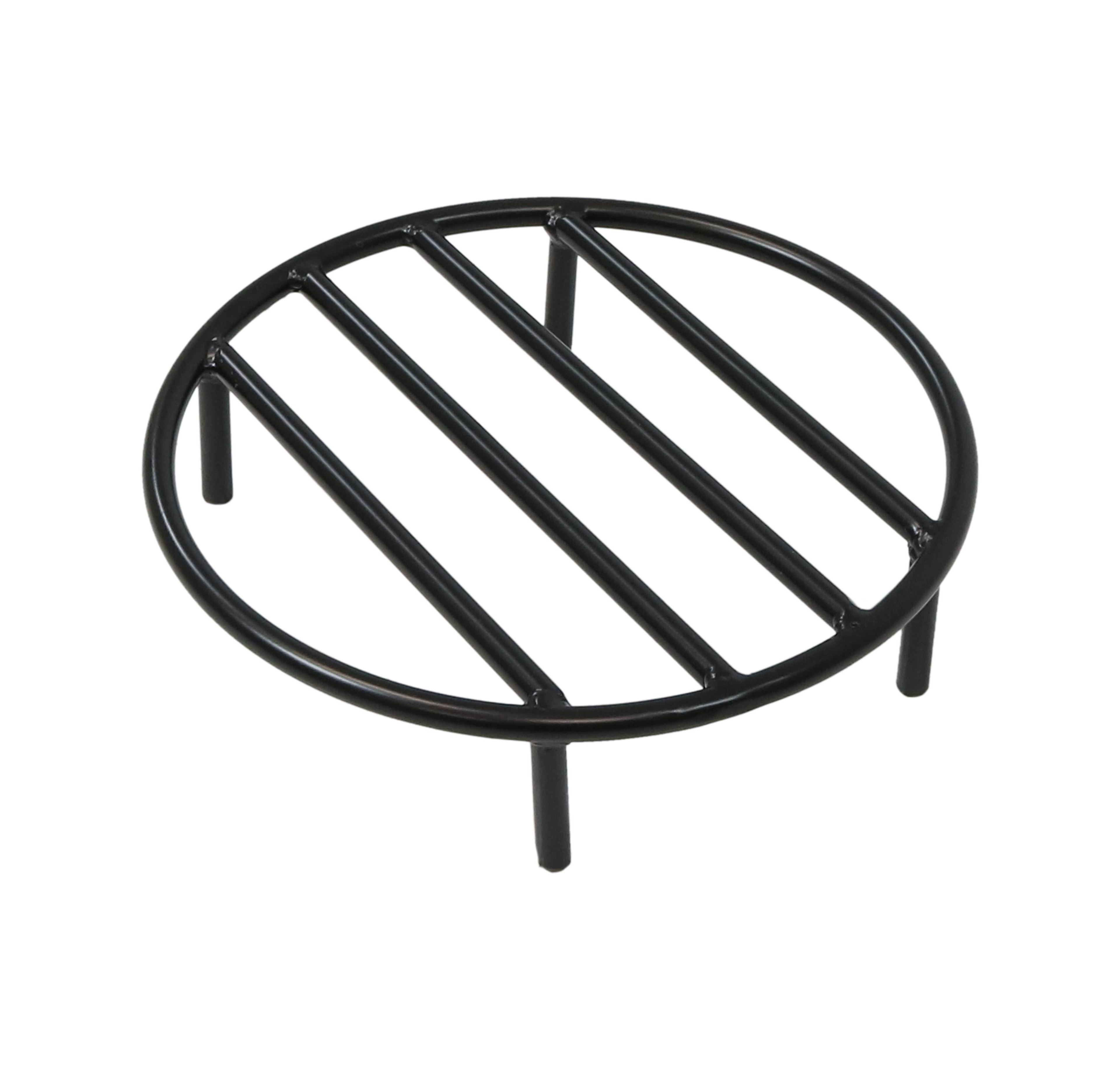 Outdoor Heavy-Duty Steel with High-Temperature Finish Round Fire Pit Firewood Log Grate