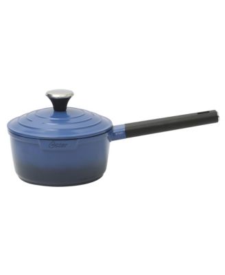 Platinum Amberton 10 Piece Cast Aluminum Pots and Pans PFA Free Ceramic Non stick Cookware Set - Blue