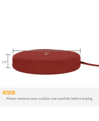 Round Indoor/Outdoor Chair Cushion Pads Set of 4