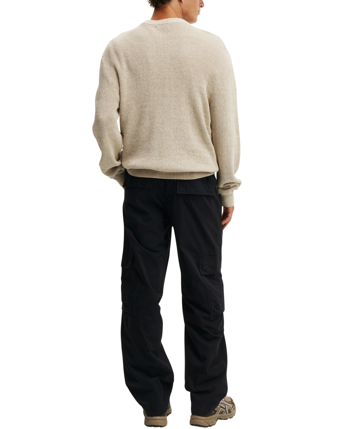 Shop Cotton On Men's Knox Baggy Cargo Pant In Black