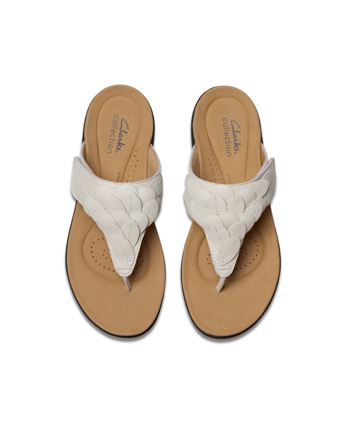 CLARKS COLLECTION WOMEN'S LAURIEANN PALM FLIP-FLOP SANDALS 