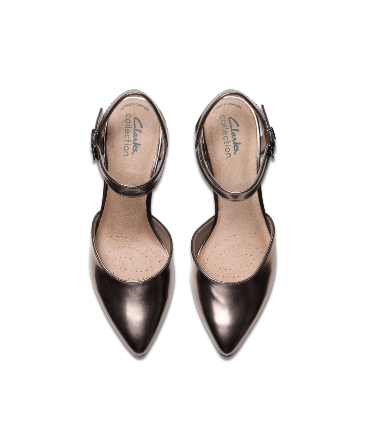 Clarks Collection Women's Kataleyna Cora Pointy Toe Pumps In Gun Metal