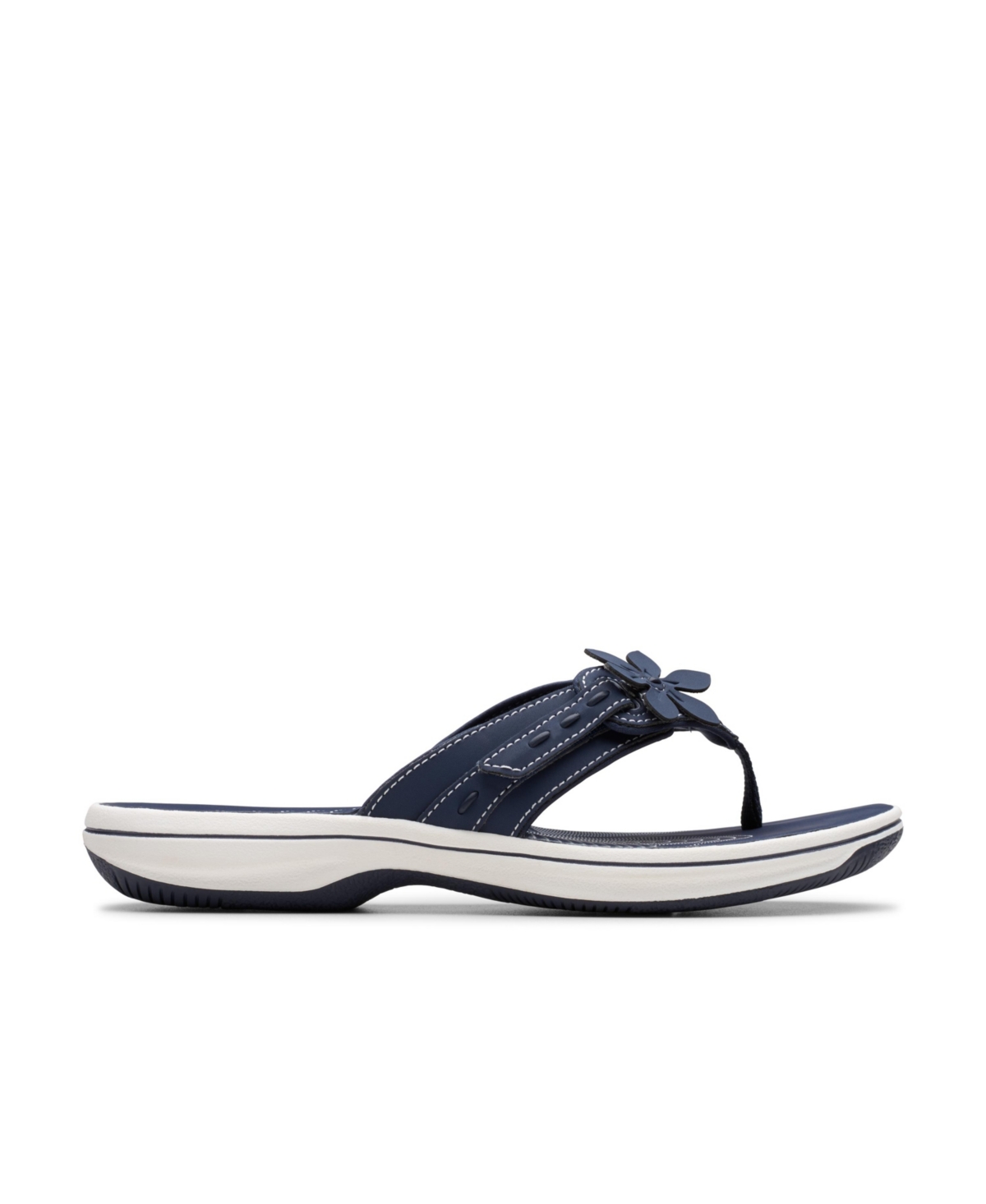 Clarks Cloudsteppers Women's Breeze Opal H Slip-on Sandals In Navy